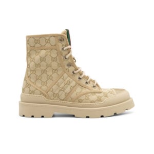 Alternative view of Gucci Beige GG Canvas Lug Boots