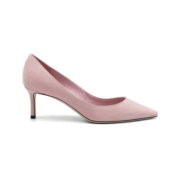 Jimmy Choo Rose Suede Romy 60 Pumps - Image 2
