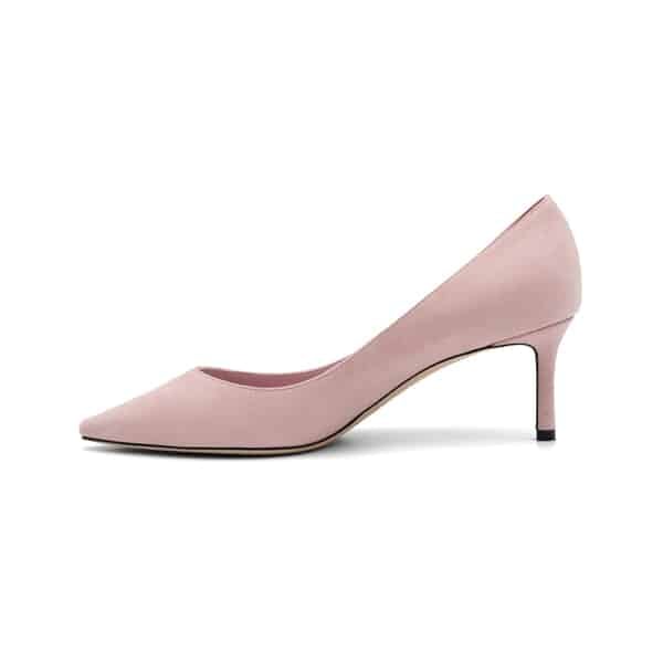 Jimmy Choo Rose Suede Romy 60 Pumps - Image 3