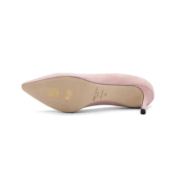Jimmy Choo Rose Suede Romy 60 Pumps - Image 6