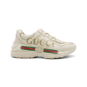 Alternative view of Gucci Beige Rhyton Logo Sneakers