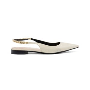Alternative view of Gucci Cream Patent Leather Signora Ballet Flats