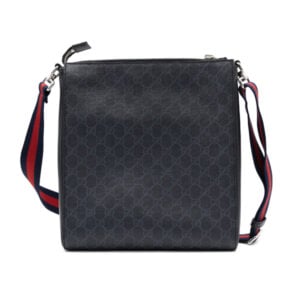 Alternative view of Gucci Black/Grey GG Supreme Medium Messenger Bag