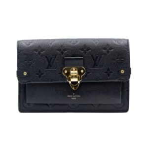 Louis Vuitton Monogram Noir Empriente Vavin Wallet on Chain