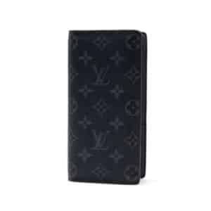 Louis Vuitton Monogram Eclipse Brazza Wallet