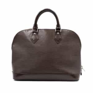 Alternative view of Louis Vuitton Moka Brown Epi Leather Alma PM