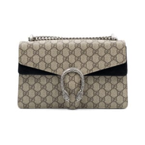 Gucci Beige / Black GG Supreme Small Dionysus
