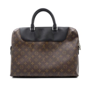 Alternative view of Louis Vuitton Monogram Macassar Porte-Documents Jour Briefcase