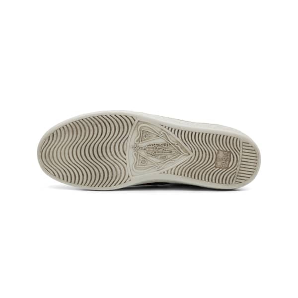 Gucci White Leather Snake Embroidered Ace Sneakers - Image 6