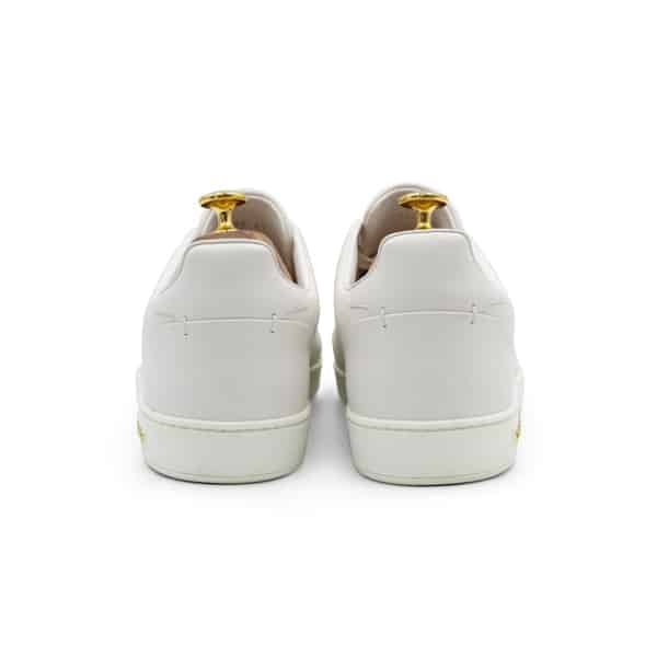 Louis Vuitton White Calfskin Front Row Sneakers - Image 5