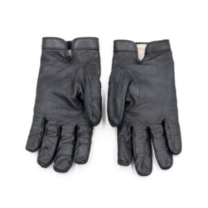 Alternative view of Gucci Black Embossed GG Leather Gloves