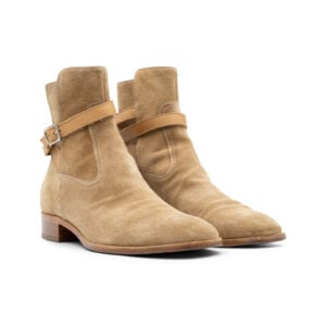 Christian Louboutin Tan Jodphur Chelsea Boots