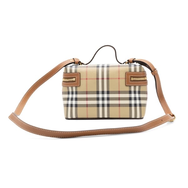 Burberry Briar Brown Vintage Check Vanity Crossbody Bag - Image 2