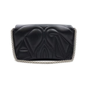 Alternative view of Alexander McQueen Black Quilted Calfskin The Seal Chain Shoulder Bag