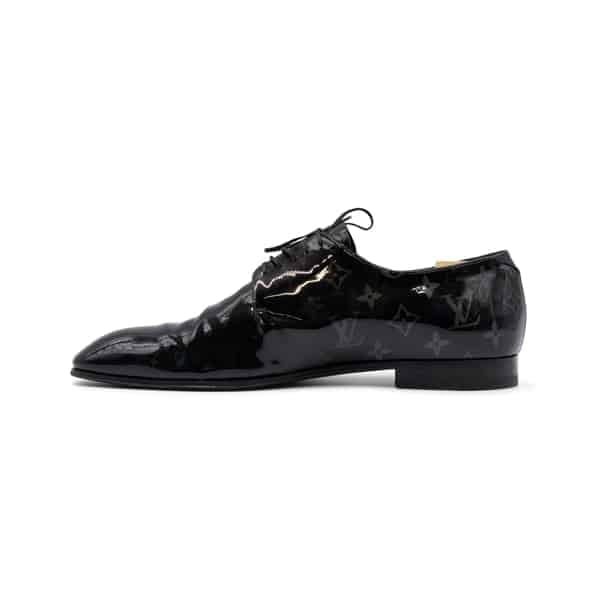 Louis Vuitton LV Monogram Patent Leather Oxford Shoes - Image 3