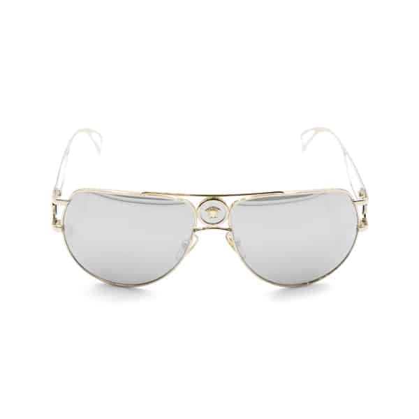 Versace VE2225 Mirror Aviator Sunglasses