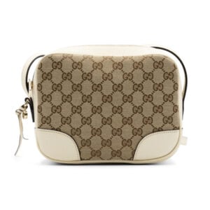 Gucci Beige / White Bree GG Supreme Mini Crossbody Bag