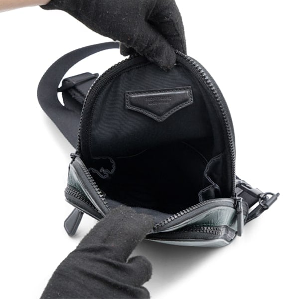 The Montblanc Dark Green Leather Extreme 3.0 Shoulder Bag - Image 6