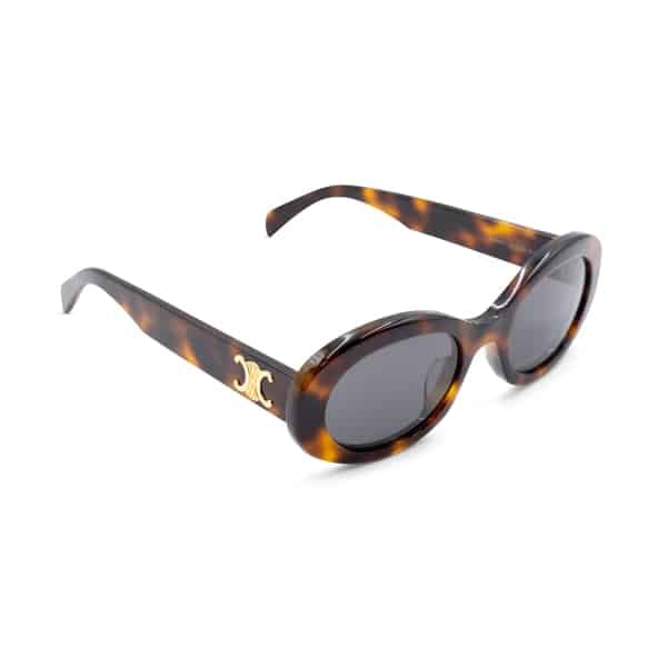 Celine Tortoise Shell Triomphe Sunglasses - Image 2
