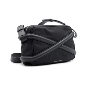 Alternative view of Alexander McQueen Black Nylon The Harness Crossbody Bag