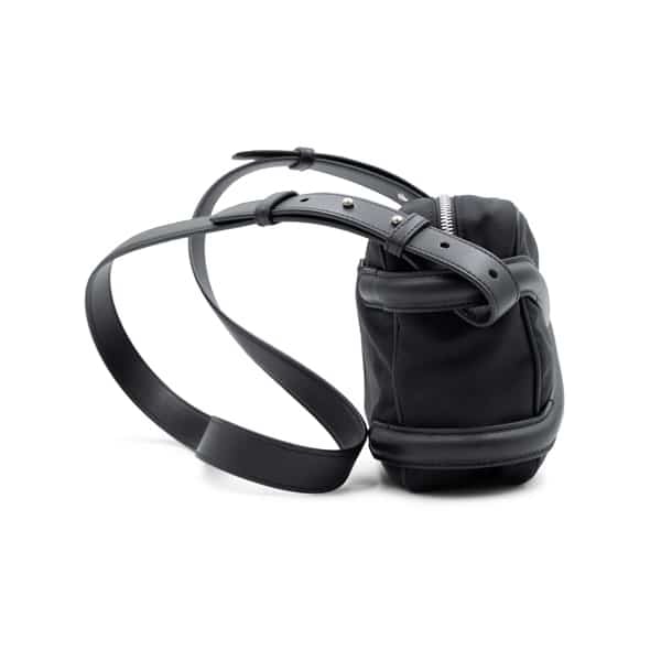 Alexander McQueen Black Nylon The Harness Crossbody Bag - Image 3