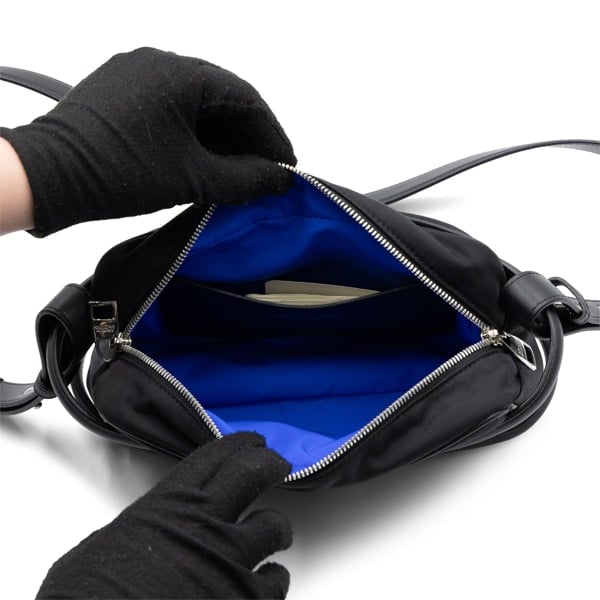 Alexander McQueen Black Nylon The Harness Crossbody Bag - Image 6