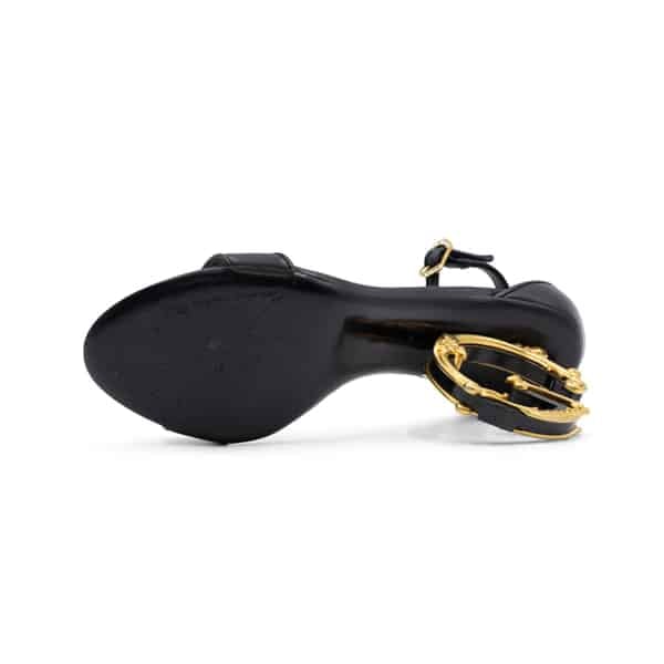 Dolce & Gabbana Baroque DG 105mm Leather Sandals - Image 6