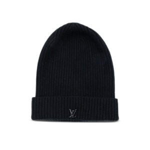 Louis Vuitton Black Cashmere LV Ahead Beanie