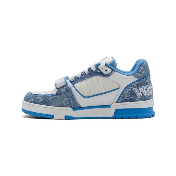 Louis Vuitton Monogram Denim LV Trainer Sneakers - Image 3