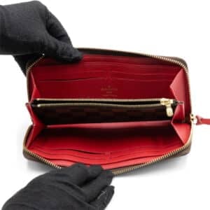 Alternative view of Louis Vuitton Damier Ebene Clemence Wallet