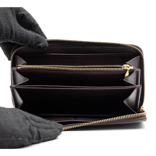 Louis Vuitton Amarante Monogram Vernis Zippy Wallet - Image 6
