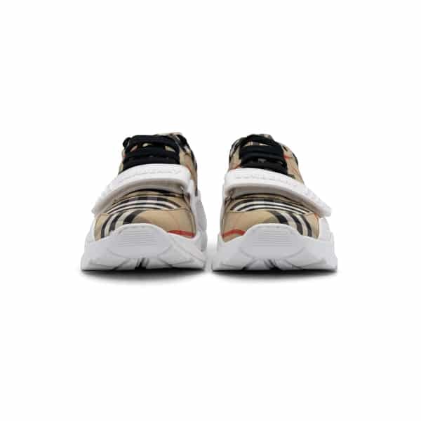 Burberry Archive Check Regis Low Top Sneakers - Image 4