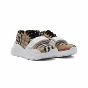 Burberry Archive Check Regis Low Top Sneakers