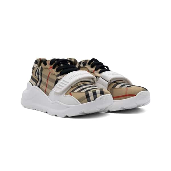 Burberry Archive Check Regis Low Top Sneakers