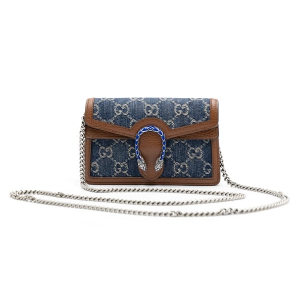 Gucci GG Supreme Denim & Leather Super Mini Dionysus - Image 8