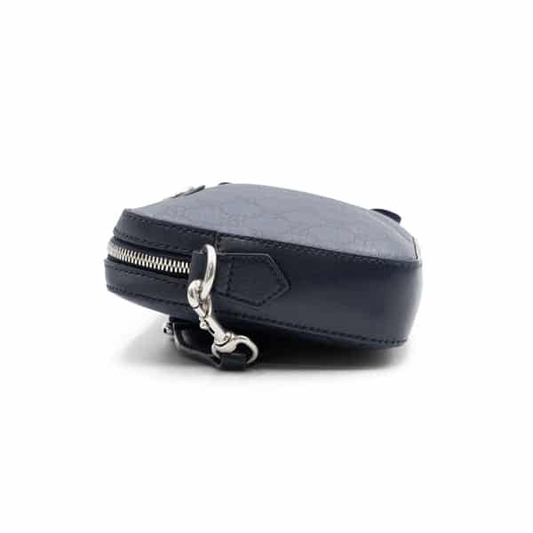 Gucci Navy GG Supreme Ophidia Small Crossbody Bag - Image 4
