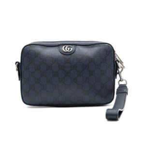 Alternative view of Gucci Navy GG Supreme Ophidia Small Crossbody Bag