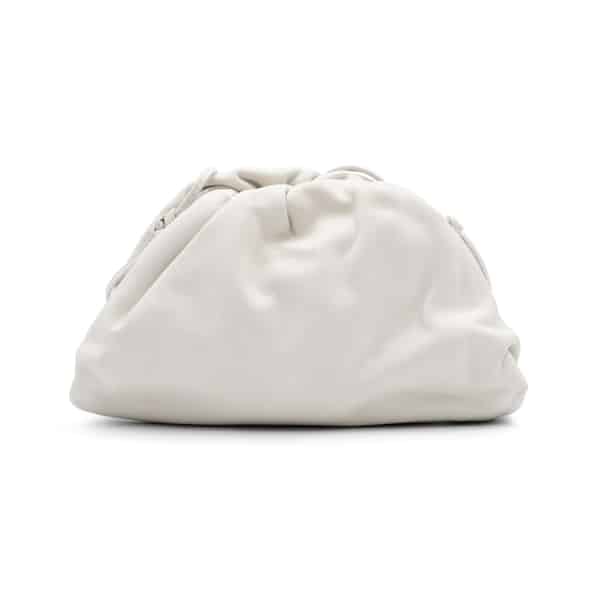 Bottega Veneta White Mini The Pouch Crossbody Bag