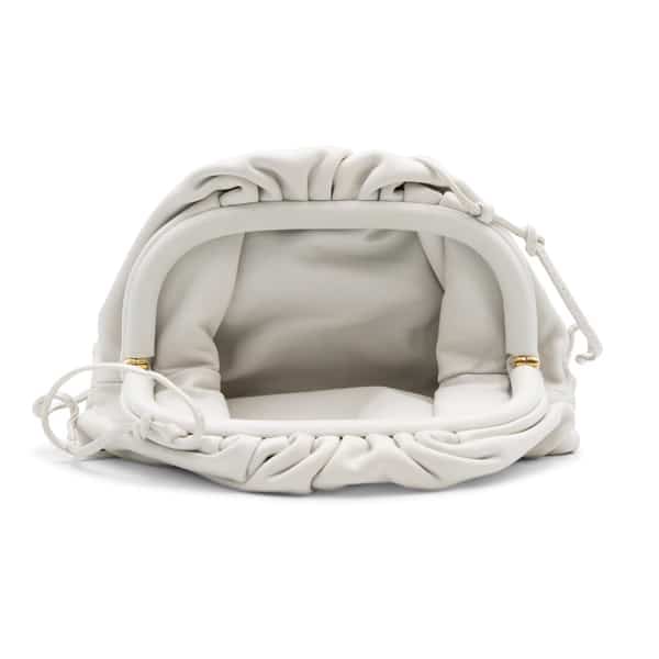 Bottega Veneta White Mini The Pouch Crossbody Bag - Image 6