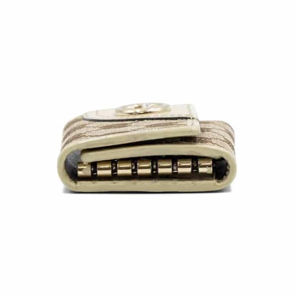 Gucci Beige/Brown GG Supreme Canvas Key Holder Case - Image 5