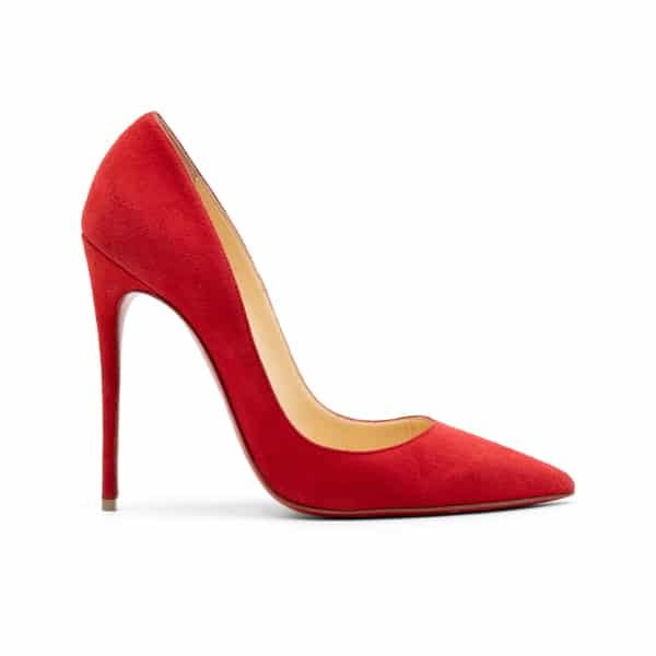 Christian Louboutin Red Suede So Kate 100 Pumps - Image 2