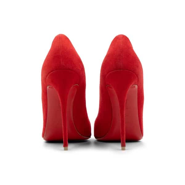 Christian Louboutin Red Suede So Kate 100 Pumps - Image 5