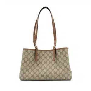 Gucci GG Supreme Monogram Emblem Medium Tote Bag